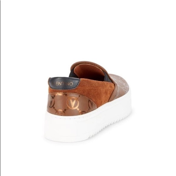 Regina Logo Leather Slip-On Sneakers - Picture 2 of 13